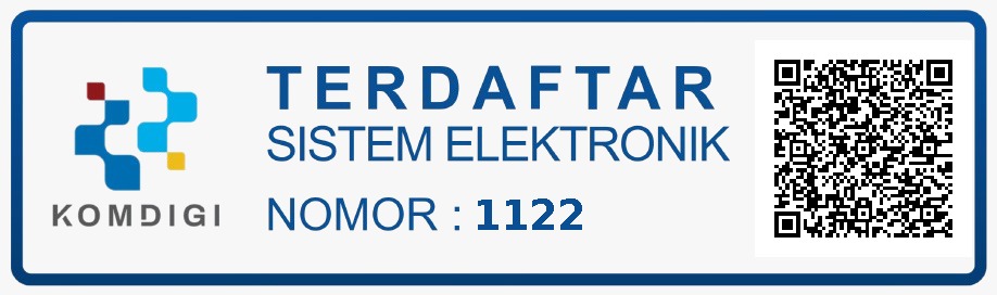 Terdaftar Sistem Elektronik Komdigi Nomor 1122